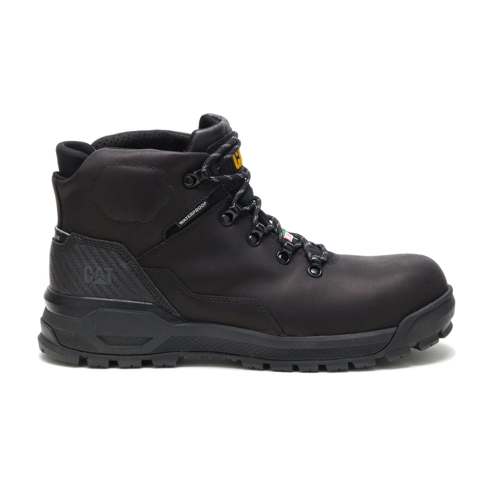 Caterpillar Boots South Africa - Cat Men's Kinetic Ice+ Waterproof Thinsulate™ Composite Toe Csa Work Boots Black YQ6587012